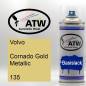 Preview: Volvo, Cornado Gold Metallic, 135: 400ml Sprühdose, von ATW Autoteile West.